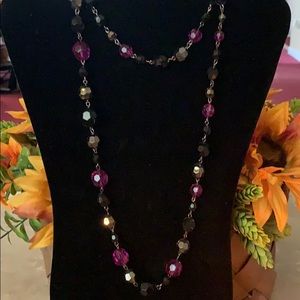 Black and Pink Beads